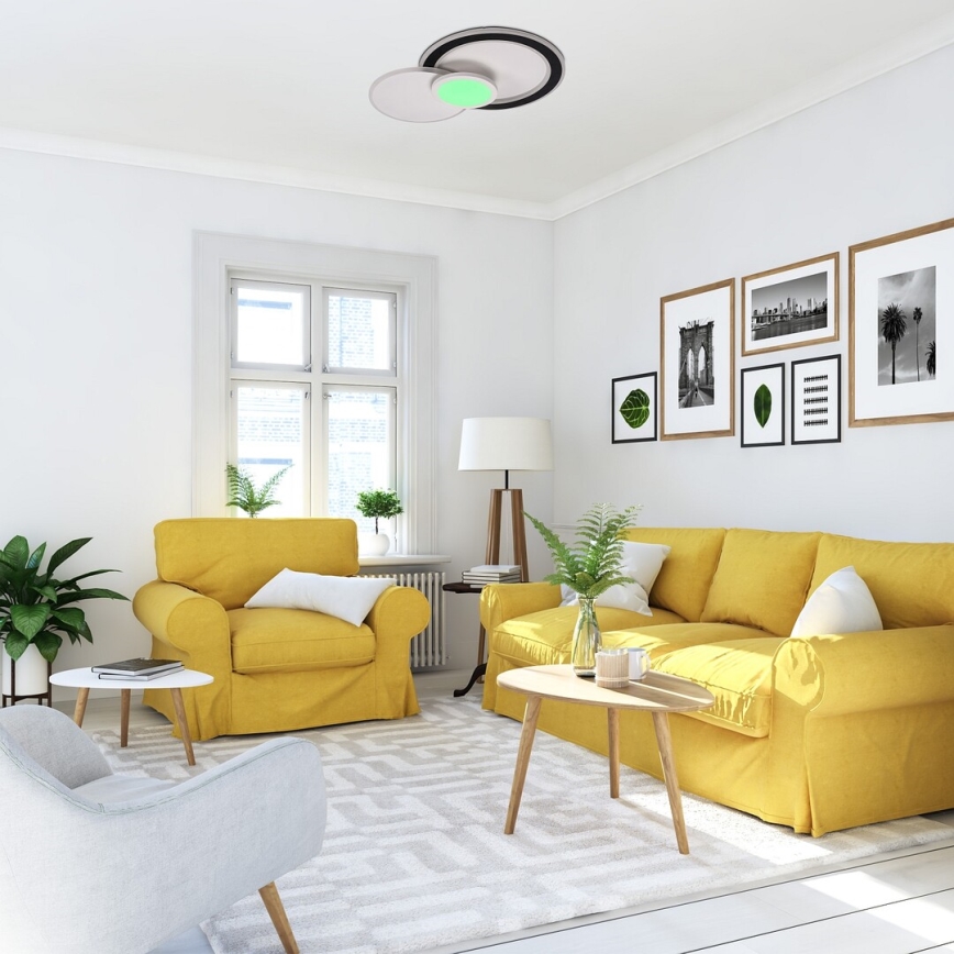 Rabalux - LED RGB Himmennettävä kattovalaisin LED/40W/230V 3000-6500K + kaukosäädin halkaisija 31 cm