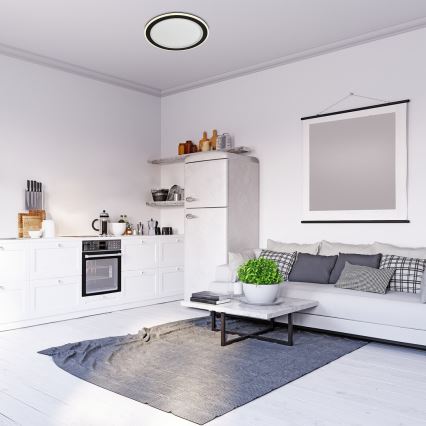 Rabalux - LED RGB himmennettävä kattovalaisin LED/22W/230V 3000-6500K halkaisija 45 cm + kaukosäädin