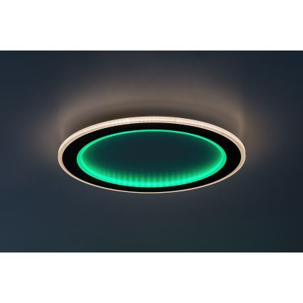 Rabalux - LED RGB himmennettävä kattovalaisin LED/22W/230V 3000-6500K halkaisija 45 cm + kaukosäädin