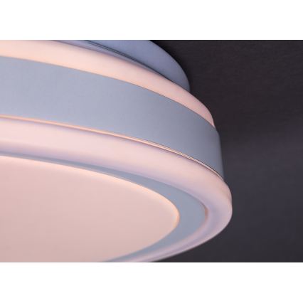 Rabalux - LED-himmennettävä kattovalaisin LED/23W/230V 3000–6500K, halkaisija 38,5 cm, musta + kaukosäädin