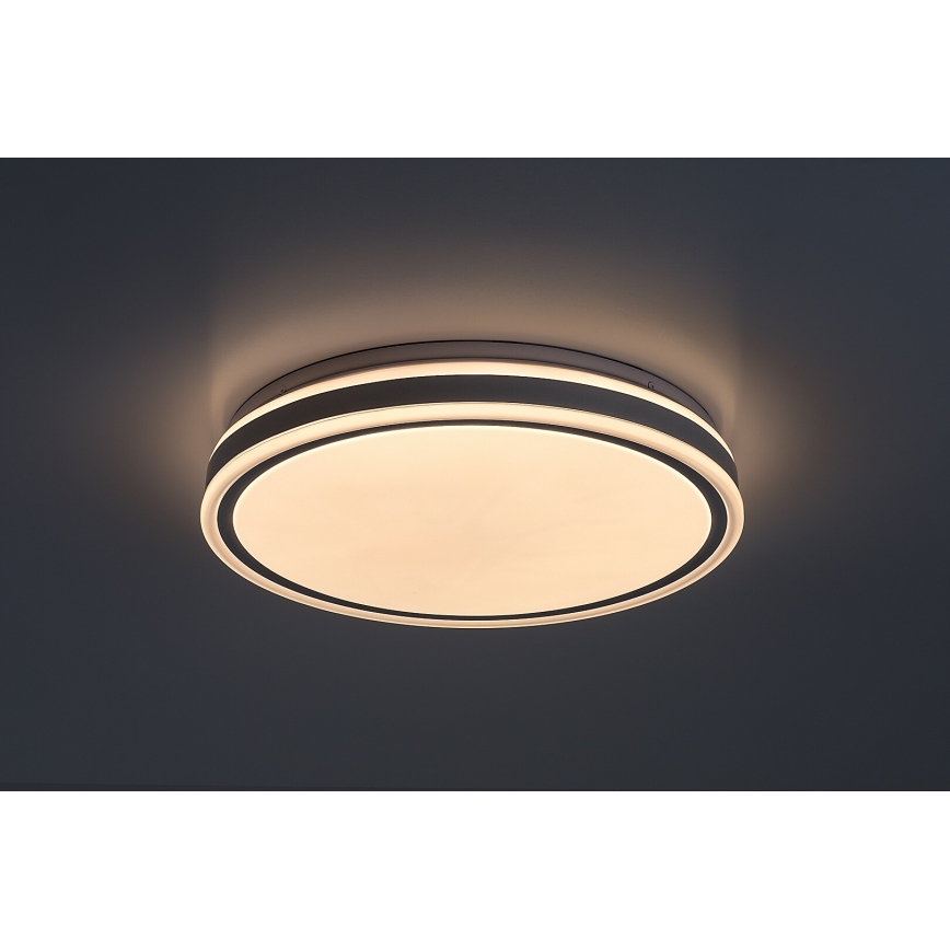 Rabalux - Himennettävä LED-kattovalaisin LED/23W/230V 3000-6500K halkaisija 38,5 cm valkoinen + kaukosäädin