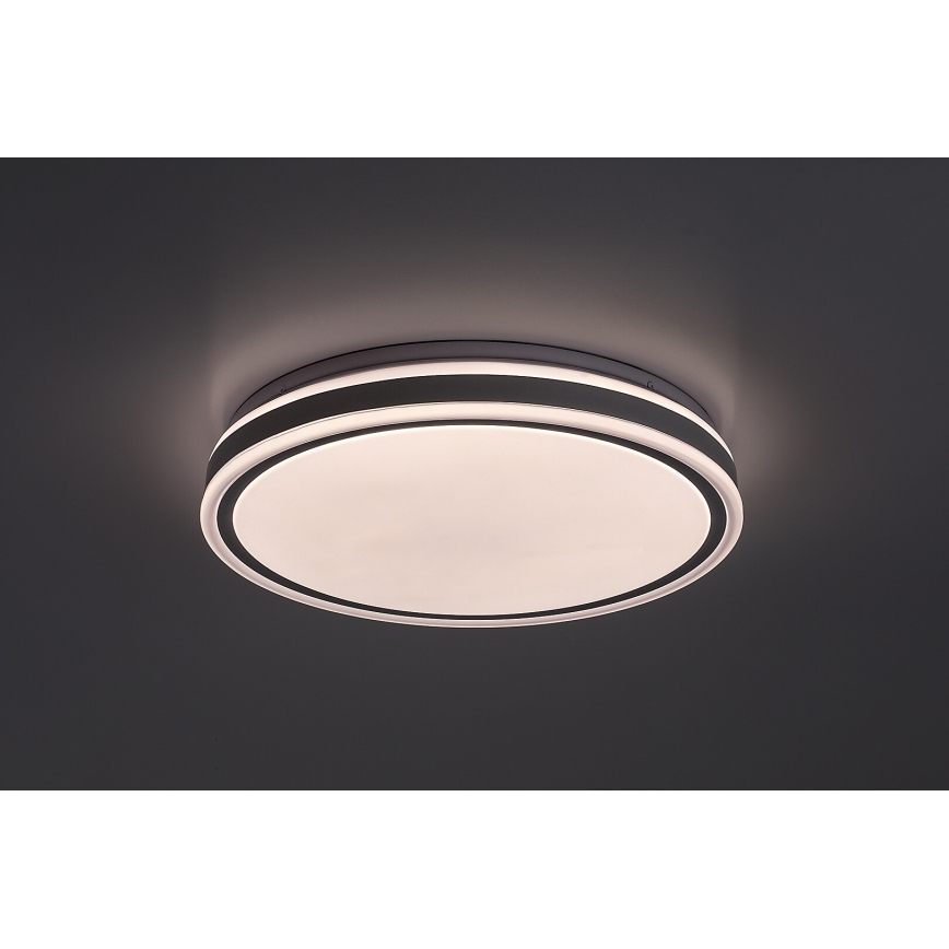 Rabalux - Himennettävä LED-kattovalaisin LED/23W/230V 3000-6500K halkaisija 38,5 cm valkoinen + kaukosäädin