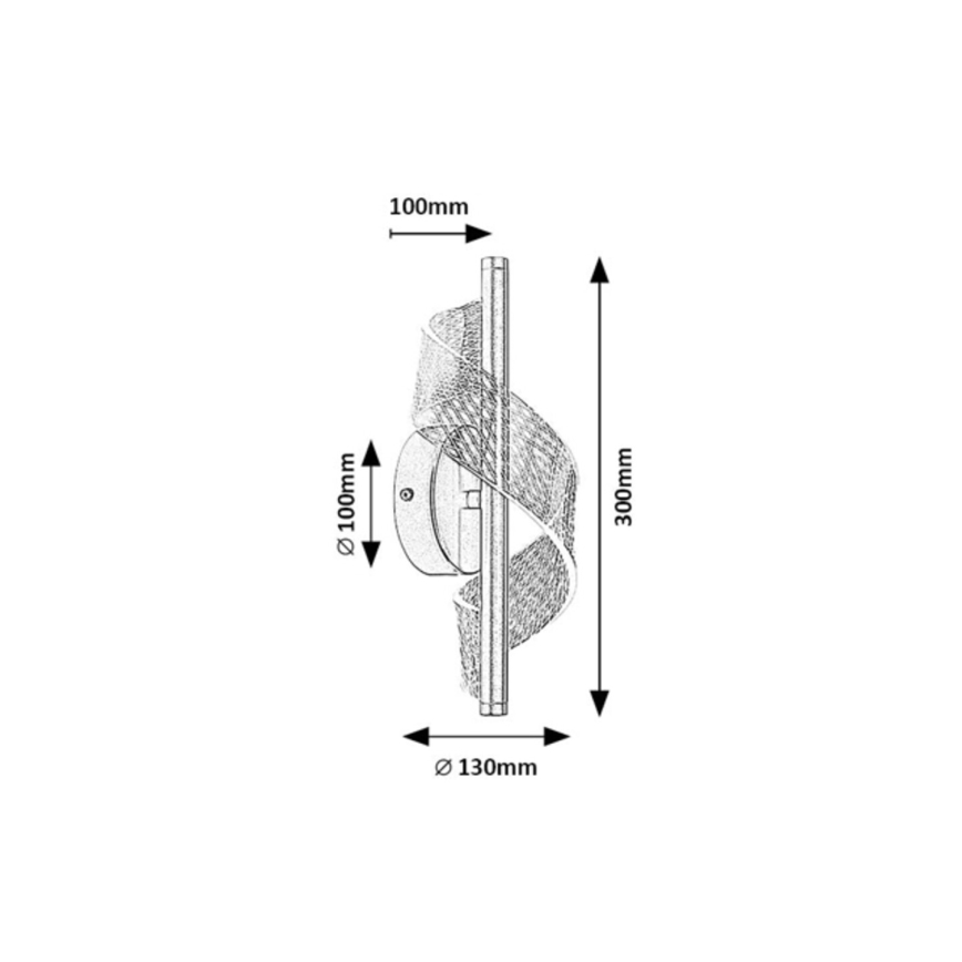 Rabalux - LED-seinävalaisin LED/6W/230V 3000K