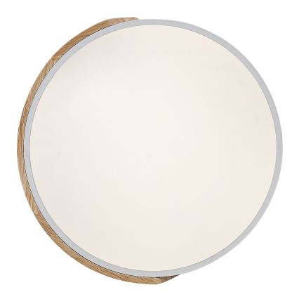 Rabalux - LED-kattovalaisin LED/24W/230V 3000K valkoinen/tammi Ø 41 cm