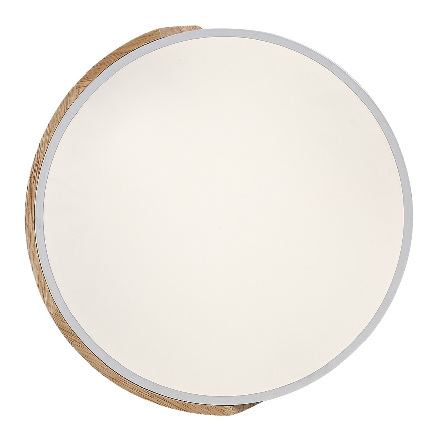 Rabalux - LED-kattovalaisin LED/40W/230V 3000/4000/6500K valkoinen/tammi, halkaisija 61 cm