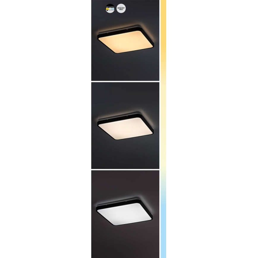 Rabalux - LED-kattovalaisin kylpyhuoneeseen LED/36W/230V 3000/4000/6000K IP44 42x42 cm valkoinen