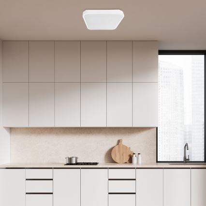 Rabalux - Himmennettävä kylpyhuoneen LED-kattovalaisin LED/36W/230V 3000-6000K IP44 42x42 cm valkoinen + kauko-ohjaus