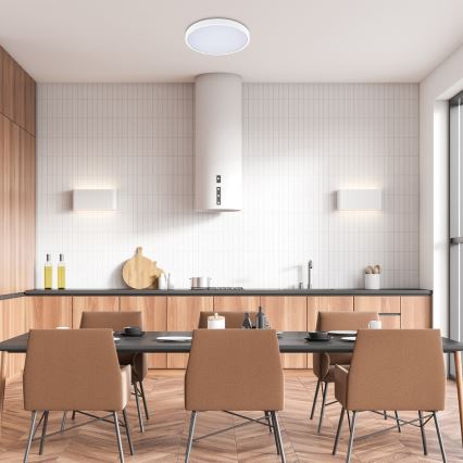 Rabalux - Himmennettävä kylpyhuoneen LED-kattovalaisin LED/24W/230V 3000-6000K IP44 halkaisija 35,5 cm valkoinen + kauko-ohjaus