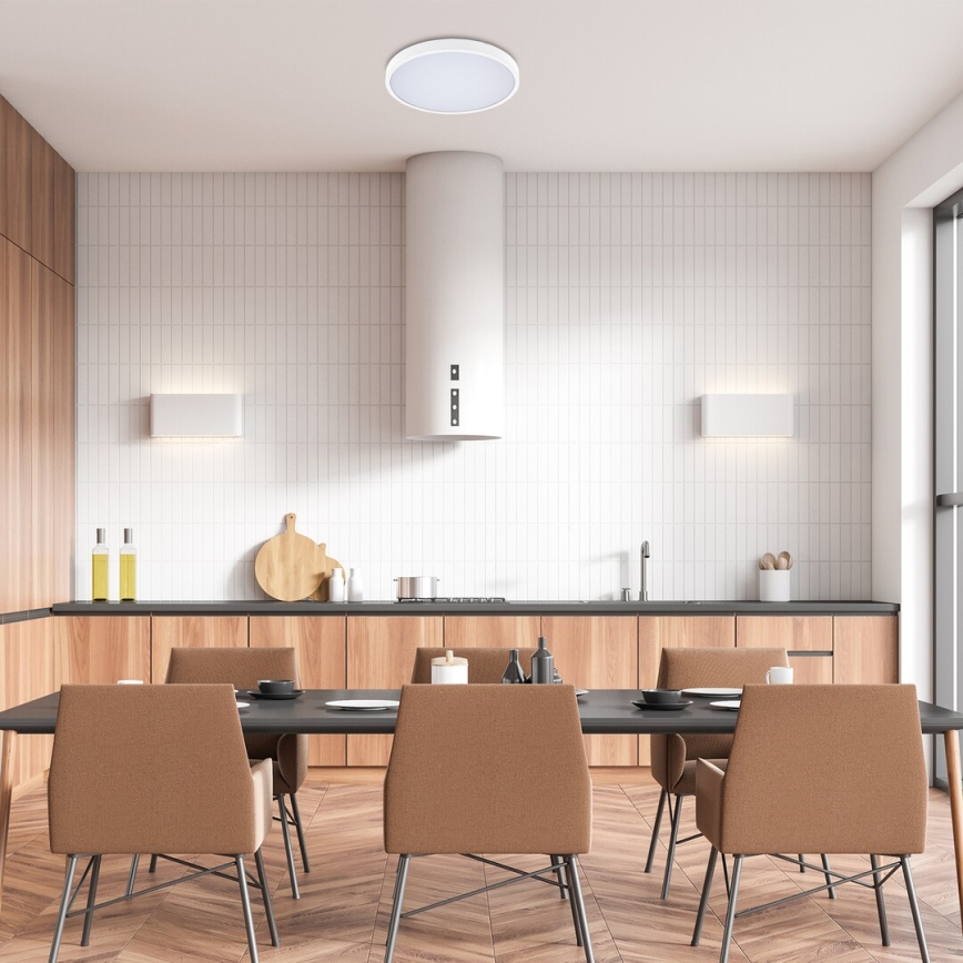 Rabalux - Himmennettävä kylpyhuoneen LED-kattovalaisin LED/24W/230V 3000-6000K IP44 halkaisija 35,5 cm valkoinen + kauko-ohjaus