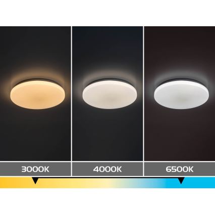 Rabalux - Himmennettävä LED-kattovalaisin LED/60W/230V 3000-6500K Ø 58 cm + kaukosäädin