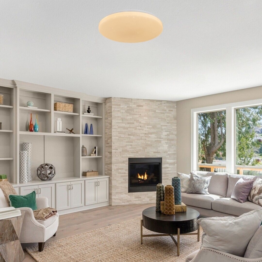 Rabalux - Himennettävä LED-kattovalaisin LED/22W/230V 3000-6500K halkaisija 33 cm + kaukosäädin