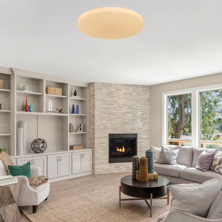 Rabalux - himmennettävä LED-kattovalaisin LED/60W/230V 3000-6500K halkaisija 58 cm + kaukosäädin