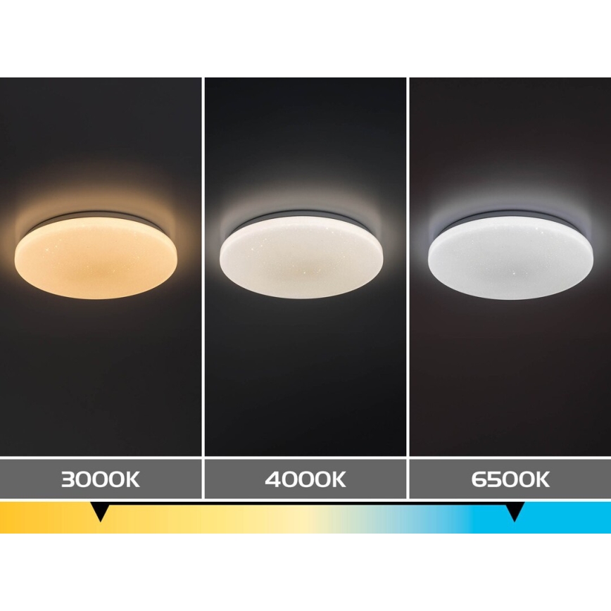 Rabalux - himmennettävä LED-kattovalaisin LED/60W/230V 3000-6500K halkaisija 58 cm + kaukosäädin