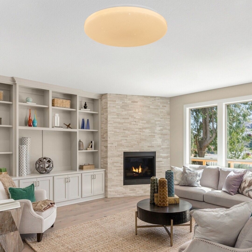 Rabalux - himmennettävä LED-kattovalaisin LED/80W/230V 3000-6500K halkaisija 77 cm + kaukosäädin