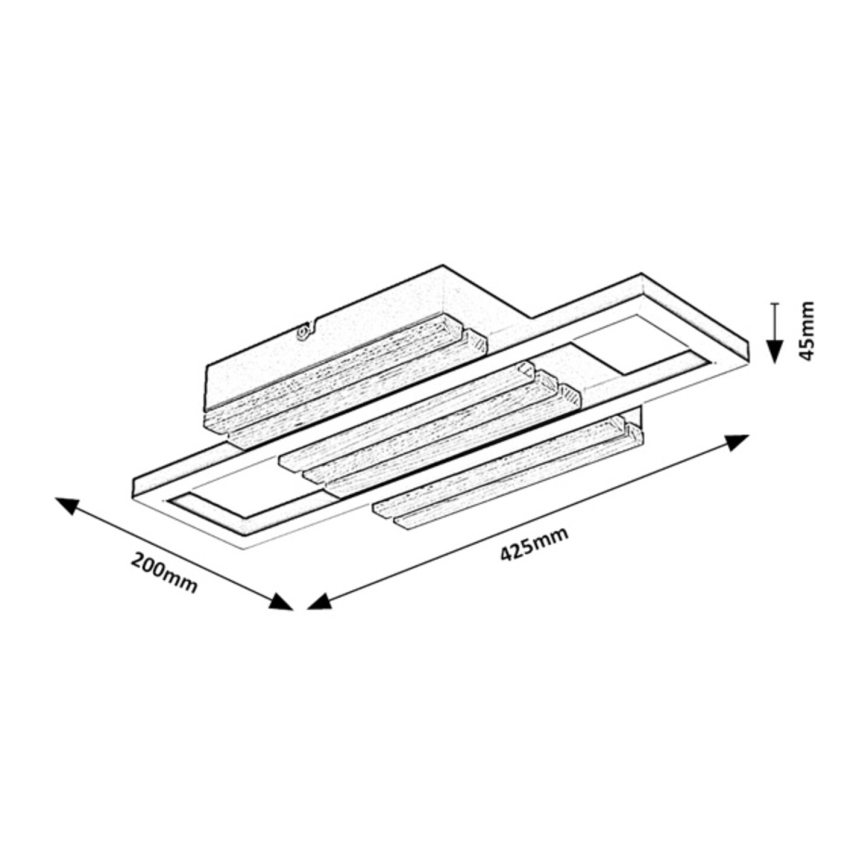 Rabalux - LED-kattovalaisin LED/12W/230V 3000/4500/6000K