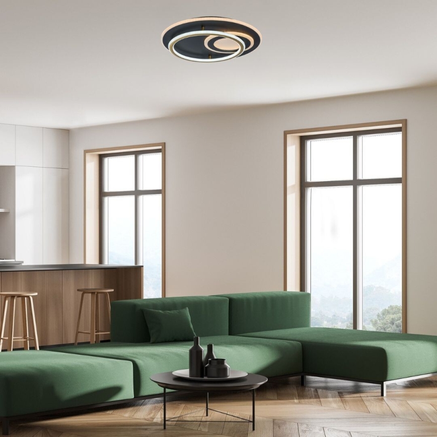Rabalux - Himmennettävä LED-kattovalaisin LED/60W/230V 3000-6000K halkaisija 50 cm + kaukosäädin