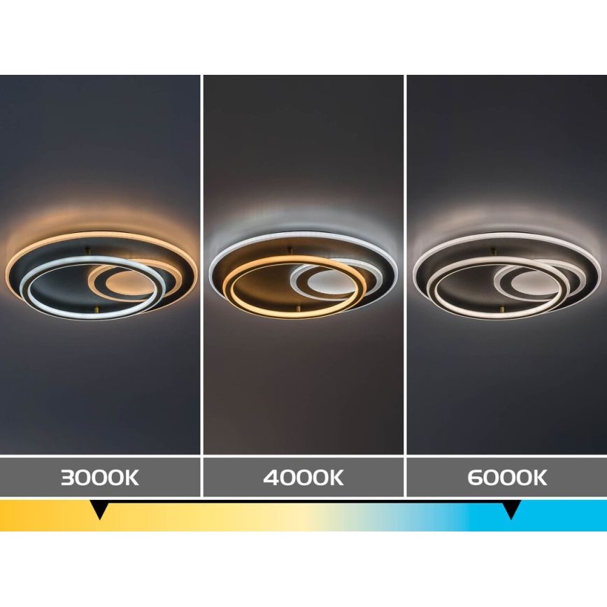 Rabalux - Himmennettävä LED-kattovalaisin LED/60W/230V 3000-6000K halkaisija 50 cm + kaukosäädin