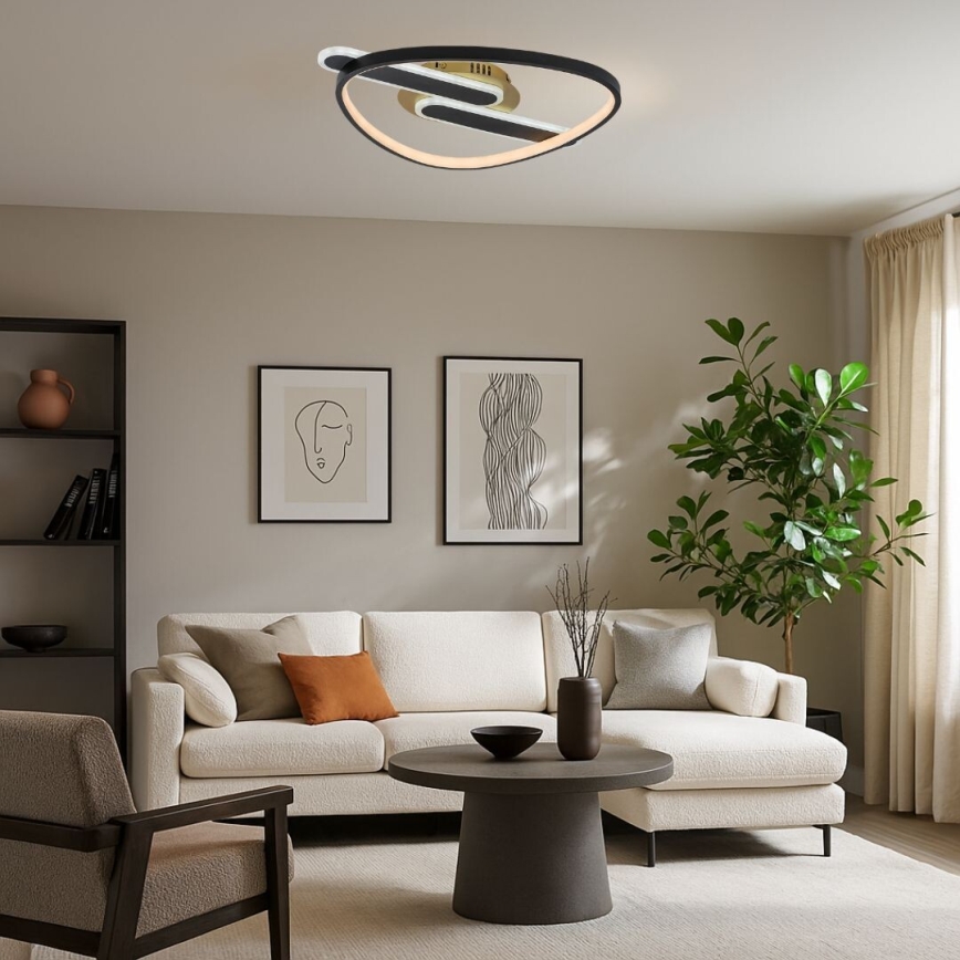 Rabalux - himmennettävä LED-kattovalaisin LED/60W/230V 3000-6000K 53x45 cm + kaukosäädin