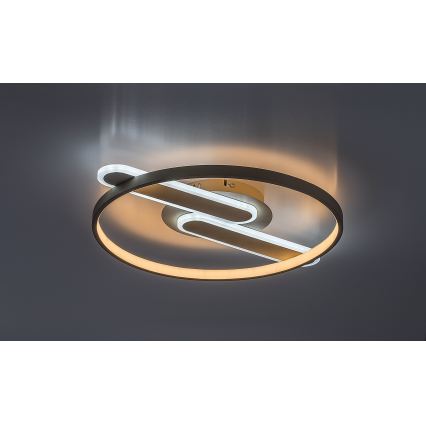 Rabalux - Himennettävä LED-kattovalaisin LED/55W/230V 3000-6000K 53x45 cm + kaukosäädin