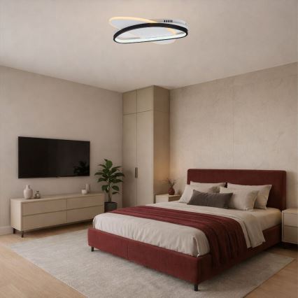 Rabalux - Himmennettävä LED-kattovalaisin LED/57W/230V 3000-6000K 45x30,5 cm + kaukosäädin