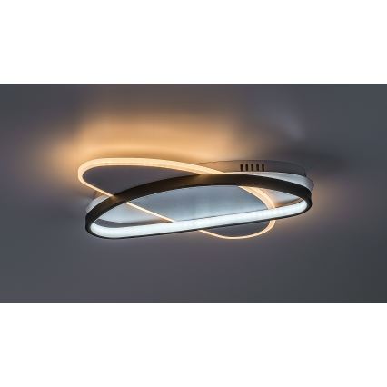 Rabalux - Himmennettävä LED-kattovalaisin LED/57W/230V 3000-6000K 45x30,5 cm + kaukosäädin