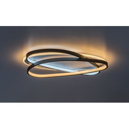 Rabalux - Himennettävä LED-kattovalaisin LED/57W/230V 3000-6000K 53x38 cm + kaukosäädin