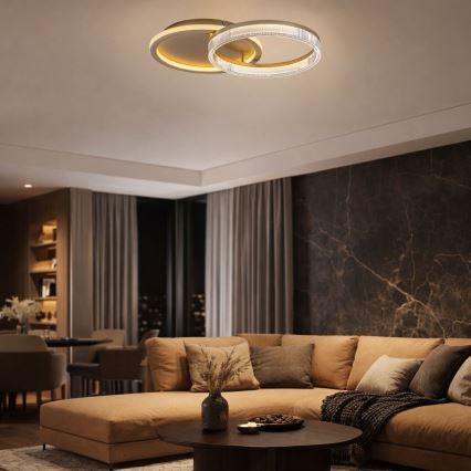 Rabalux - Himmennettävä LED-kattovalaisin LED/22W/230V 3000-6500K 53,5x35 cm + kaukosäädin