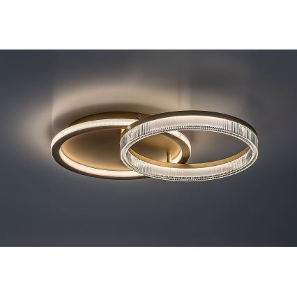 Rabalux - Himmennettävä LED-kattovalaisin LED/22W/230V 3000-6500K 53,5x35 cm + kaukosäädin