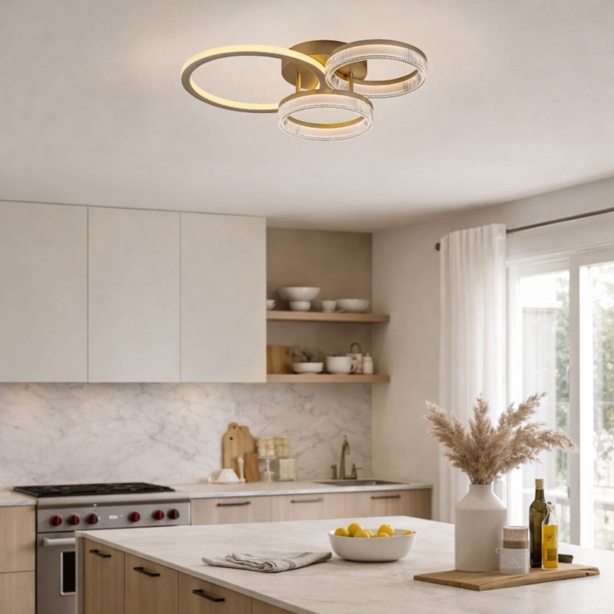 Rabalux - himmennettävä LED-kattovalaisin LED/38W/230V 3000-6500K 58,5x38 cm + kaukosäädin