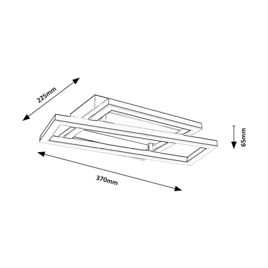 Rabalux - LED-kattovalaisin LED/24W/230V 37x22,5 cm