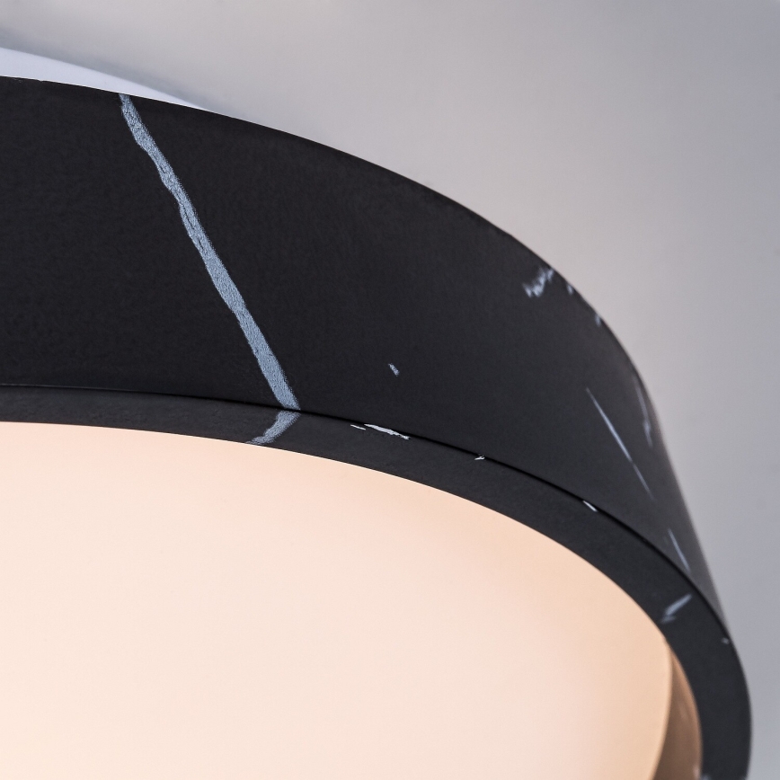 Rabalux - Himmennettävä LED-kattovalaisin LED/24W/230V 3000–6500 K halkaisija 38 cm musta + kaukosäädin