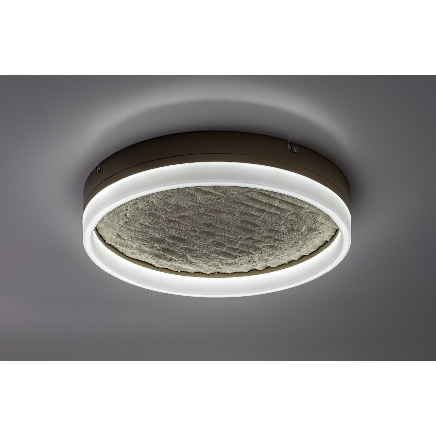 Rabalux - Himmennettävä kattovalaisin LED/24 W/230 V 3000–6500 K halkaisija 40 cm beige + kaukosäädin