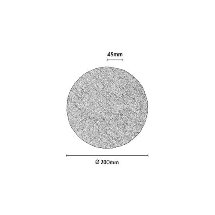 Rabalux - LED-seinävalaisin LED/12W/230V 3000/4500/6500K beige