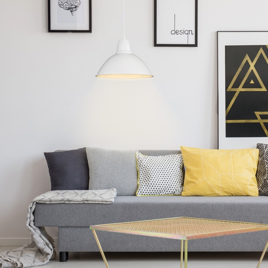 Rabalux - Ripustettava kattovalaisin 1xE27/60W/230V valkoinen