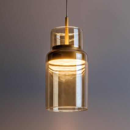 Rabalux - LED-riippuvalaisin vaijerilla LED/10W/230V 3000K kultainen