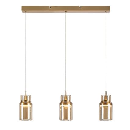 Rabalux - LED-riippuvalaisin vaijerilla LED/27W/230V 3000K kultainen