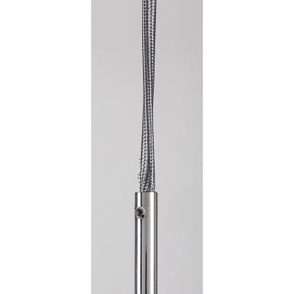 Rabalux - Kattokruunu johdossa 1xGU10/50W/230V läpinäkyvä/kiiltävä kromi