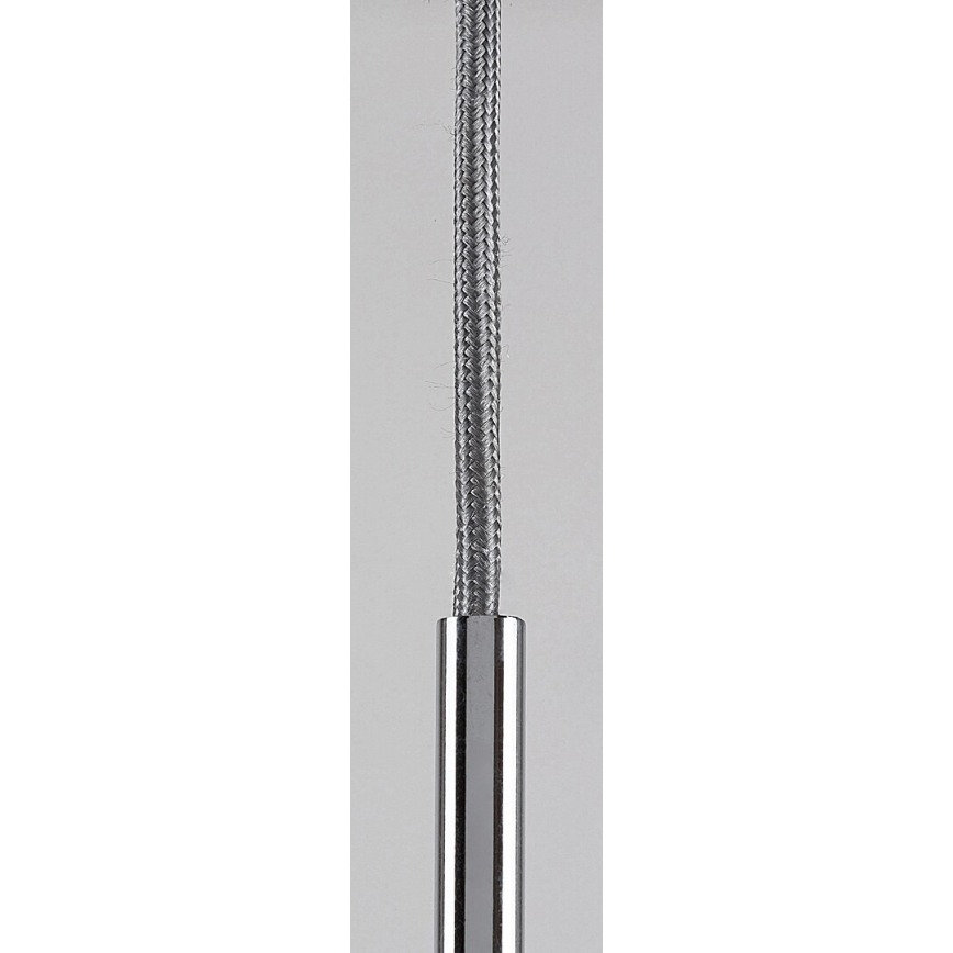 Rabalux - Kattokruunu johdossa 1xE27/40W/230V läpinäkyvä/kiiltävä kromi