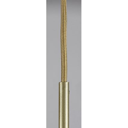 Rabalux - Kattokruunu johdossa 1xE27/40W/230V läpinäkyvä/kulta