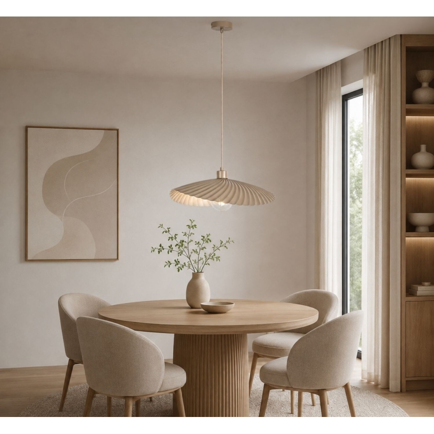Rabalux - riippuvalaisin kaapelilla 1xE27/40W/230V beige