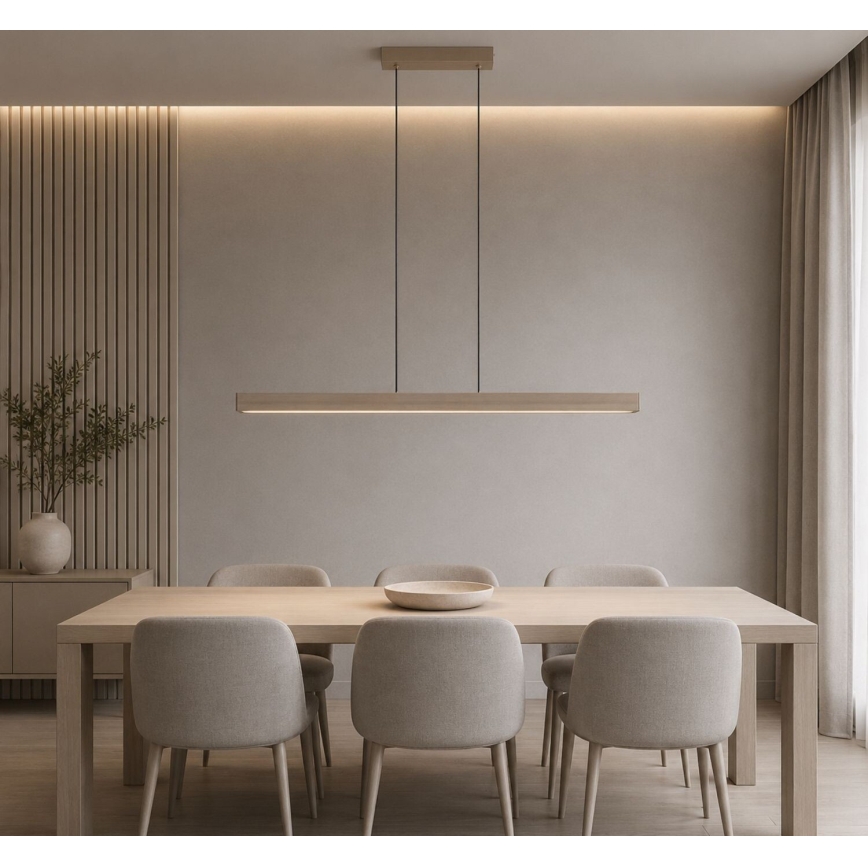Rabalux - LED-riippuvalaisin vaijerilla LED/19W/230V 4000K beigen sävyinen