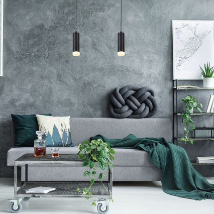 Rabalux - Ripustettava kattovalaisin 1xGU10/5W/230V tammi