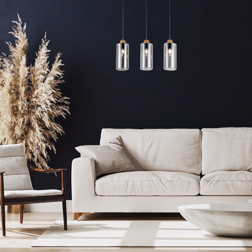 Rabalux - Ripustettava kattovalaisin 3xE27/25W/230V