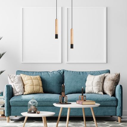 Rabalux - Ripustettava kattovalaisin 1xGU10/50W/230V koivu