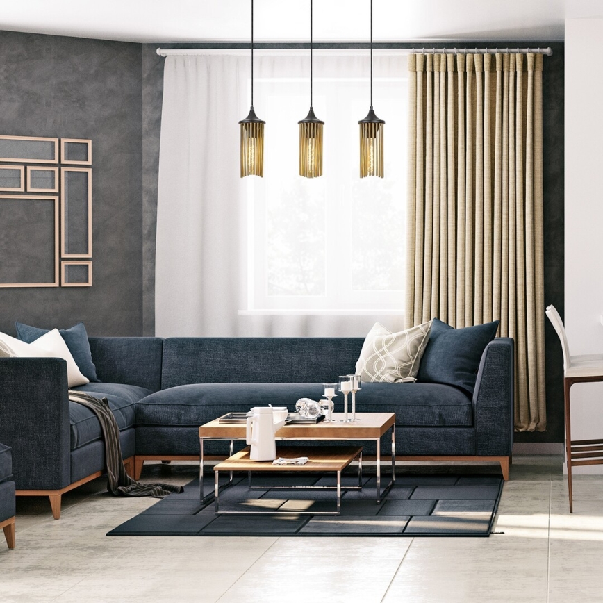 Rabalux - Kattokruunu johdossa 3xE27/40W/230V