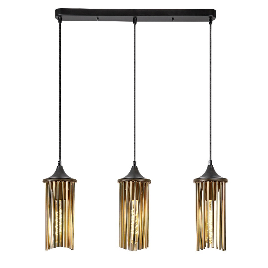 Rabalux - Kattokruunu johdossa 3xE27/40W/230V