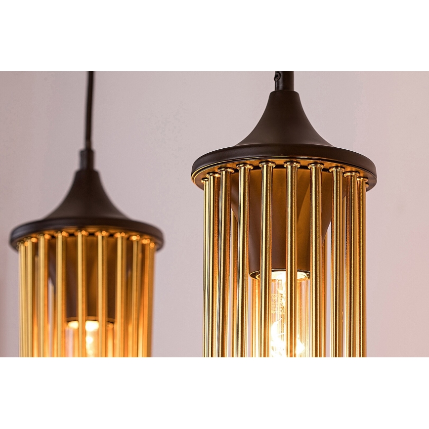 Rabalux - Kattokruunu johdossa 3xE27/40W/230V