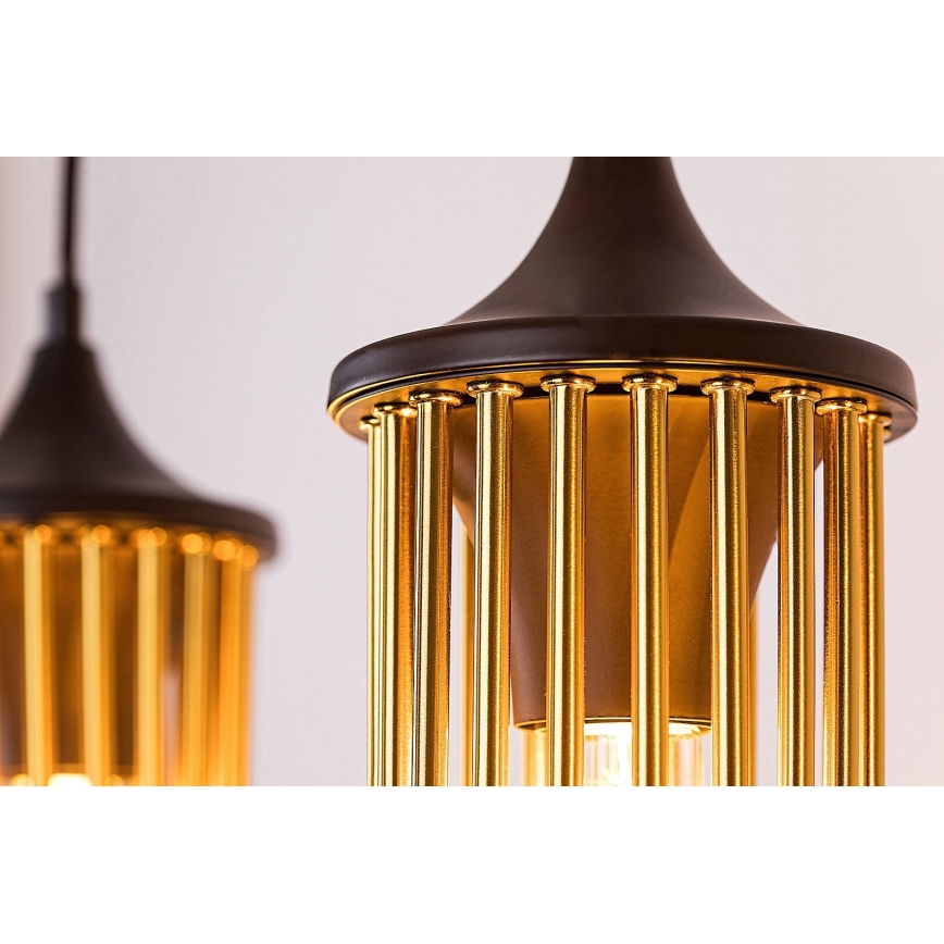 Rabalux - Kattokruunu johdossa 3xE27/40W/230V