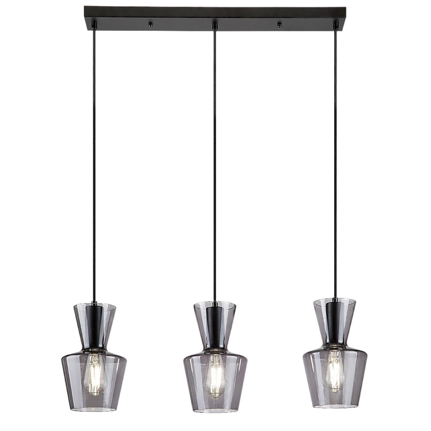 Rabalux - Kattokruunu johdossa 3xE27/60W/230V