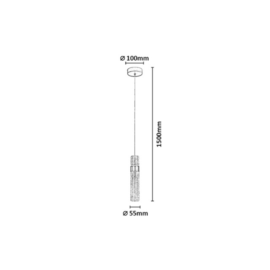 Rabalux - LED-riippuvalaisin kaapelilla LED/8W/230V 3000K